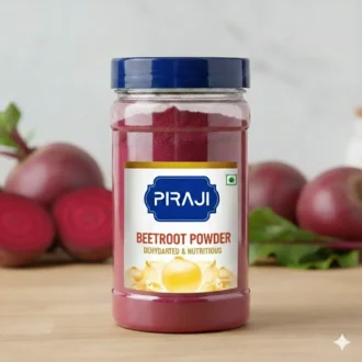 Natural beetroot powder by Pira Foods with vibrant color