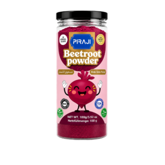 Premium Beetroot Powder in Glass Jar