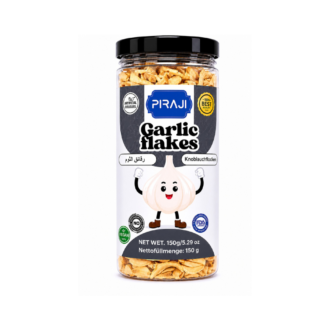 Premium Garlic Flakes in Glass Jar
